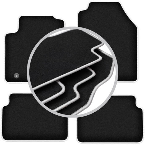 Tapis de sol Carlux argentés pour : Ford Focus MK1 FL à hayon, berline, break (2001-2004) (1/5)