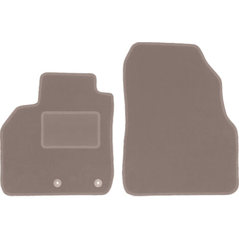 Tapis avant beiges pour monospace Renault Grand Scenic II (2003-2009) (1/5)
