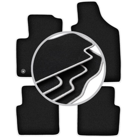 Tapis de sol Carlux argentés pour : Fiat 500 FL hatchback (2013-2019) (1/5)