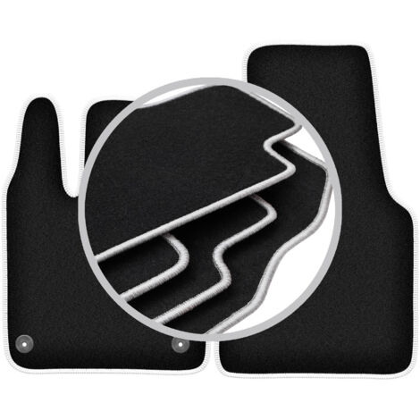 Tapis de sol Carlux argentés pour : Smart Fortwo III hatchback (2014-2020) (1/5)