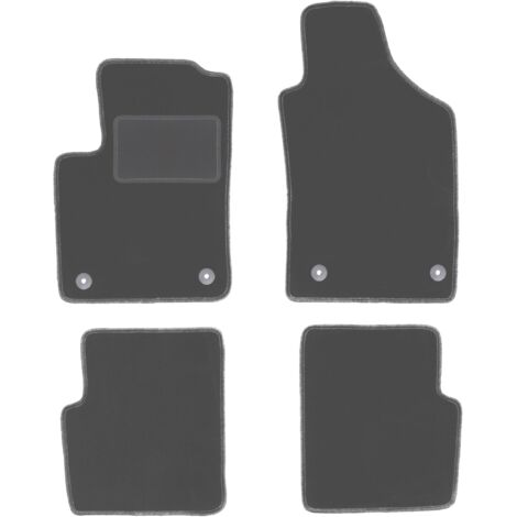 Tapis de sol en graphite pour Fiat 500 FL à hayon (2013-2019) (1/5)