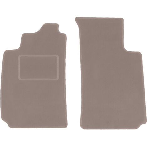 Tapis avant beiges pour : Renault Megane I berline, classique, hayon, grand tourisme, break (1995-2002) (1/5)