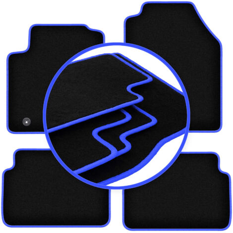 Tapis de sol Carlux bleus pour : Ford Focus MK1 FL à hayon, berline, break (2001-2004) (1/5)