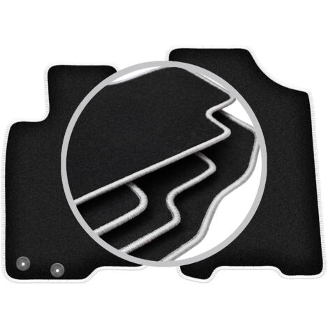 Tapis de sol Carlux argentés pour : Nissan Navara IV pick-up (2014-) (1/5)