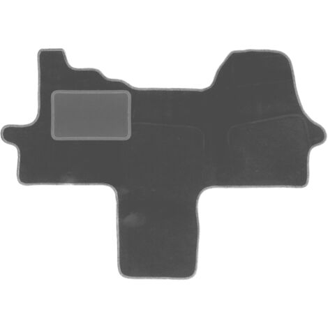 Tapis de sol avant pour Citroën Jumper III 2014 - 2023 – Polypropylène gris graphite – Renforcement anti-abrasion – Ajustement précis