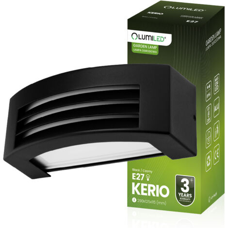 Applique murale de jardin extérieure LED E27 IP54 KERIO LUMILED (1/5)