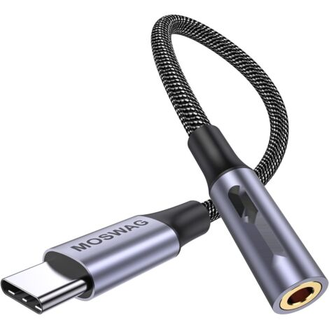 Adaptateur MOSWAG USB-C vers prise jack 3,5 mm (1/5)