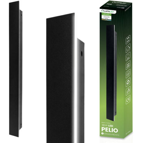 Applique murale LED PELIO pour jardin, montage en surface, 18 W, 4 000 K, IP65, LUMILED (1/5)