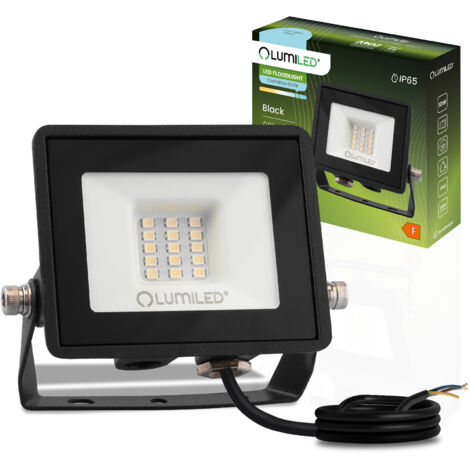 Projecteur LED ZUNA2 10 W 900 lm 6500 K IP65 Noir LUMILED (1/5)