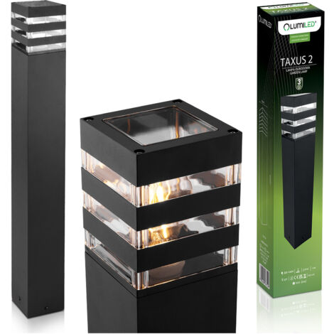 Lampadaire de jardin extérieur E27 LED TAXUS 2 50cm LUMILED