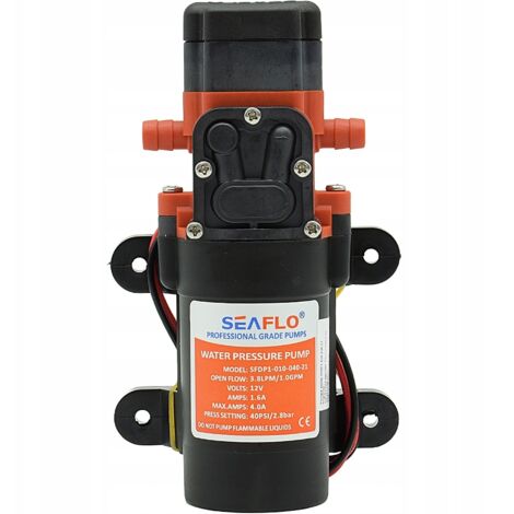 Pompe à eau sous pression 12 V pour yacht, douche, bateau, food truck, camping-car, 4,3 L/min