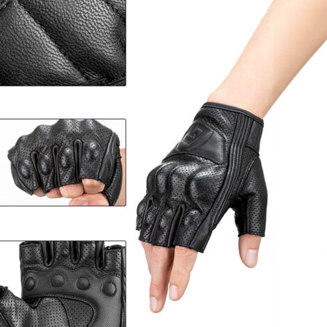 Gants Tactiques Sans Doigts HYCOPROT - Protection Articulations Pour Moto, Chasse Et Escalade