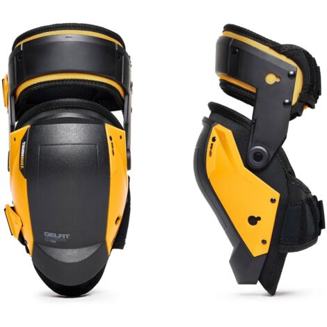 Toughbuilt – Genouillères GelFit Fanatic confort et soutien – Tissu 1680D résistant – Sangles élastiques pour ajustement sécurisé – Design ergonomique