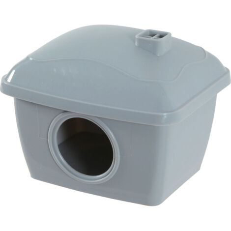 Maison pour hamster. 14 x 11 x hauteur 10 cm. couleur grise. - zolux (1/2)