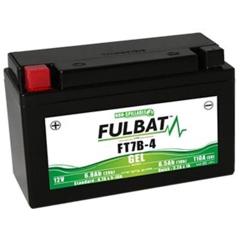 Batterie moto FULBAT FT7B-BS / FT7B-4 - GEL - 12V - 6.8Ah