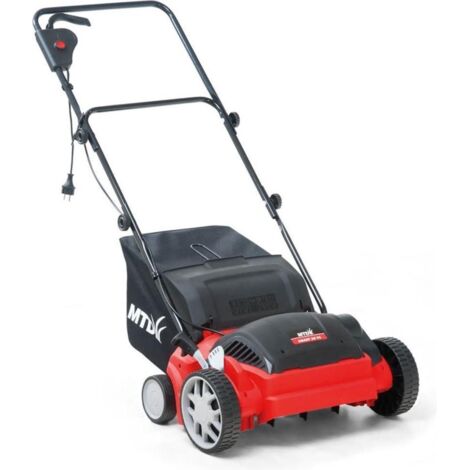 MTD – Scarificateur électrique 1300W – Réglage central 5 positions – Capacité bac 35L – Pour aération et entretien pelouse