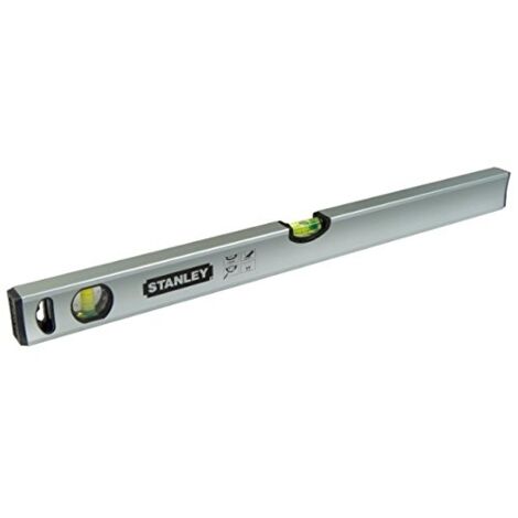 Stanley – Niveau à bulle magnétique 80 cm – Précision +/- 0,5 mm/m – Base usinée 26 mm – Pour mesures précises et fiables - STHT1-43112