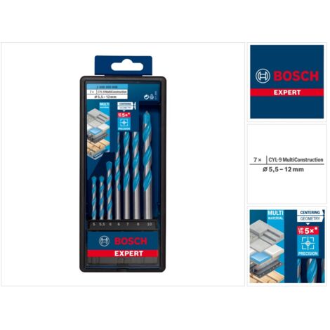 Jeu de forets polyvalents Bosch 2608900648 5-10 mm 7 unités