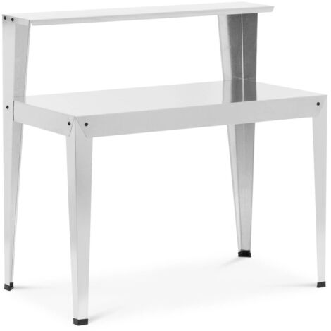 Uniprodo – Table de rempotage en acier galvanisé 112 x 61 x 109 cm – Étagère surélevée pour outils – Résistante aux intempéries (1/7)