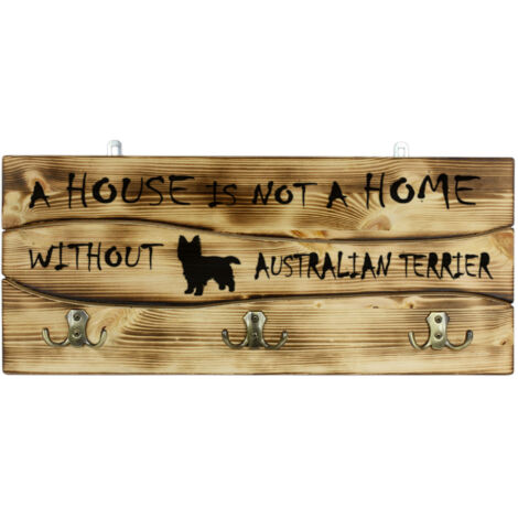 Terrier australien, Aussie - cintre avec chien, porte-médailles, décoration d'intérieur par Art-Dog (1/5)