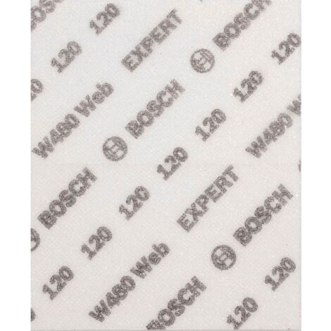 Bosch Feuille abrasive ExW480 Web 115 x 140 mm G120 2 pces - 2608902381 (1/5)