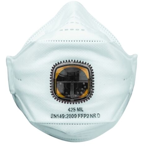 Masque jetable trois plis Springfit avec Valve Typhoon FFP2V - Boite de 10
