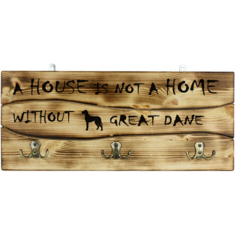 Dogue allemand - porte-manteau avec chien, porte-médailles, décoration d'intérieur par Art-Dog (1/5)