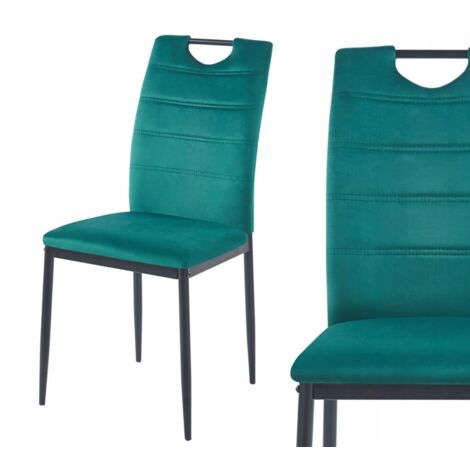 FAUTEUIL DE CUISINE REMBOURRÉ DE VELOURS, ÉLÉGANT, RÉSISTANT ET CONFORTABLE, POUR LOFT (1/5)