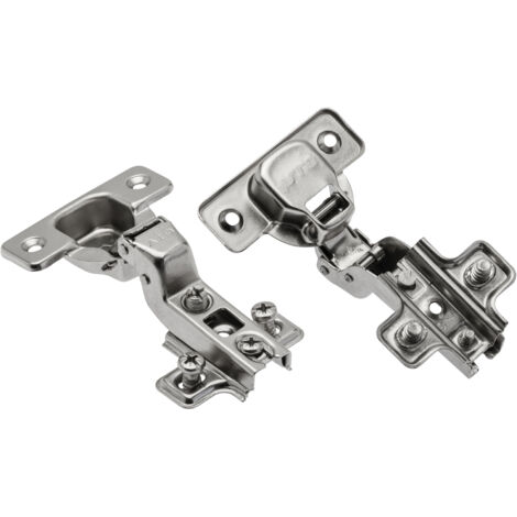 CHARNIÈRE À MORTAISE + GUIDE H=0, SANS EURO, TORSADÉ (1/2)