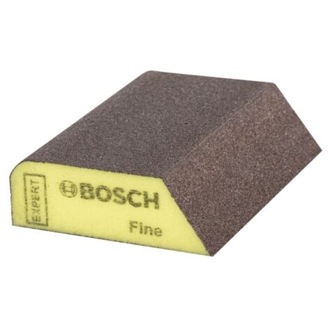 Éponge abrasive combinée Expert 69x97x26mm fin expert pour ponçage en mousse BOSCH 2608901168