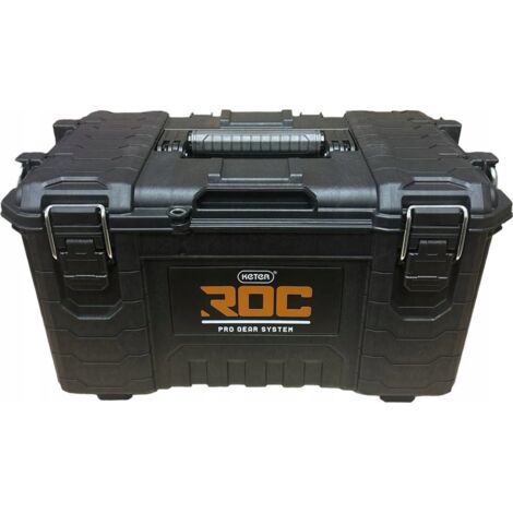 Keter – Boîte à outils ROC PRO GEAR 2.0 – Conception modulaire – Compartiments avec verrouillage – Dimensions 356x316mm pour bricoleurs exigeants