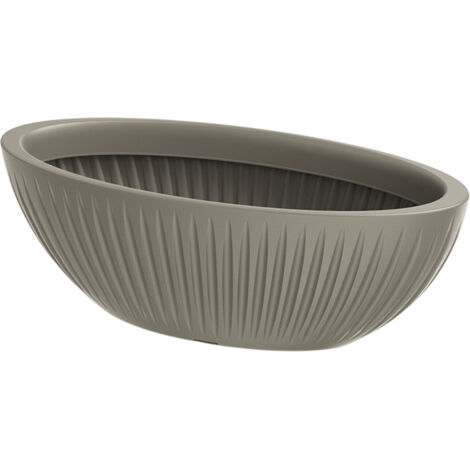 Pot ovale Latia 58x24x20 moka (1/2)