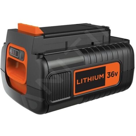 Black & Decker – Batterie lithium-ion 36V 2.5Ah – BL2536 – Autonomie prolongée sans effet mémoire – Indicateur de charge intégré - BL2536-XJ