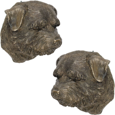 Norfolk Terrier II - Statuette de chien, buste suspendu, décoration unique pour les amoureux des chiens par Art-Dog (1/5)