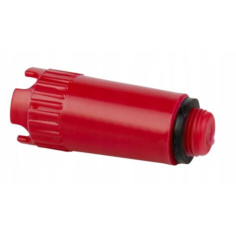 BOUCHON DE TEST DE FUITE DE PRESSION 1/2 ROUGE (1/2)