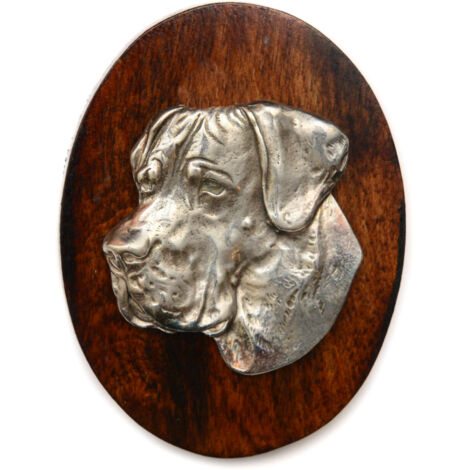 Dogue Allemand II - broche d'exposition, clip de numéro de départ, badge pour chien par Art-Dog (1/4)