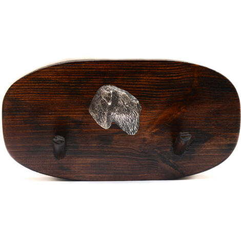 Terrier noir russe, Terrier noir russe - Porte-accessoires, porte-médailles avec chien, porte-clés par Art-Dog (1/5)