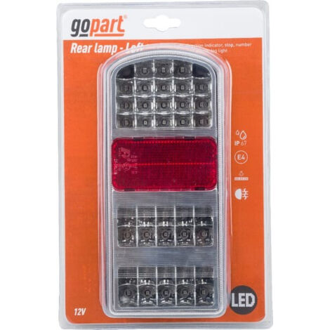 Feu arrière LED rectangle gauche GOPART LA91261L (1/2)