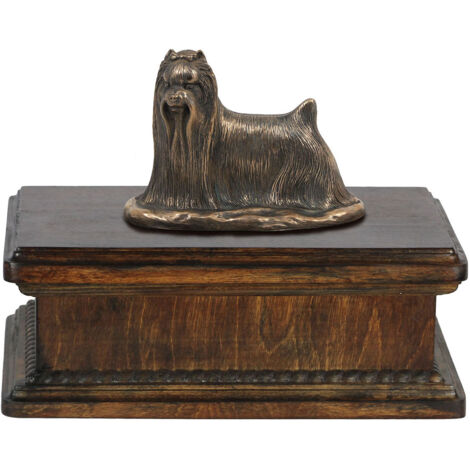 Yorkshire Terrier, York, Yorkie - Urne pour cendres de chien, urne classique avec statuette, urne élégante avec chien par Art-Dog (1/5)