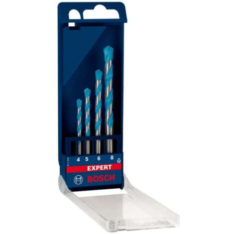 Foret multiconstruction Bosch Cyl-9, lot de 4 (4/5/6/8 mm) Expert