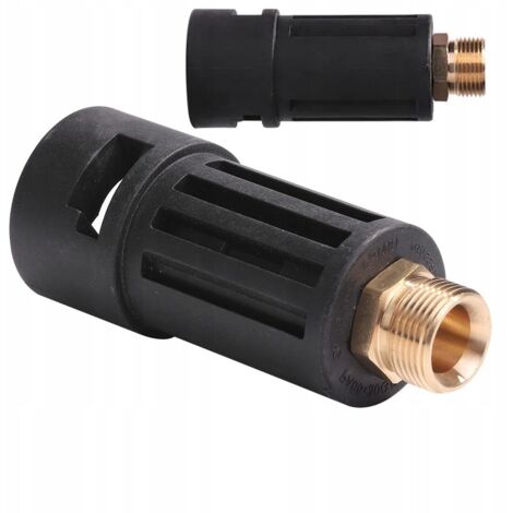 Rosfix Adaptateur M22x1,5 14mm vers Baïonnette K – Laiton Haute Qualité, 160 Bar, 60°C Pour Accessoires Kärcher K compatible avec nettoyeur haute pression Kranzle/Kärcher HD/HDS (1/4)