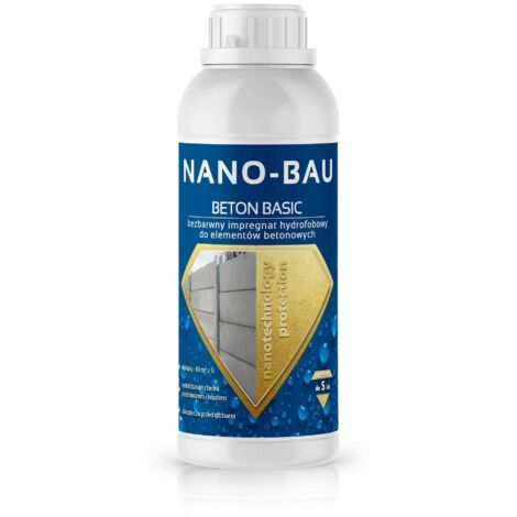 Imprégnation hydrophobe NANO-BAU BETON BASIC pour béton 10L (1/5)