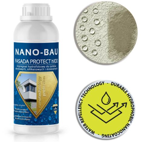 Imprégnation pour plâtre NANO-BAU FASADA PROTECT H100 1L (1/5)