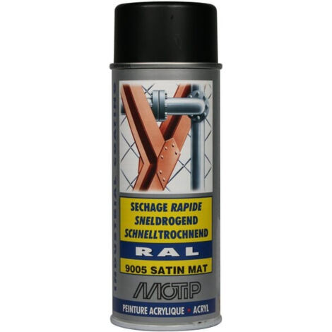 Peinture spray noir MOTIP 07164 (1/5)