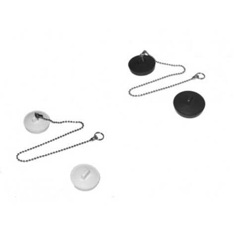 BOUCHON SIPHON AVEC CHAÎNE CHROME - LAVABO (1/2)