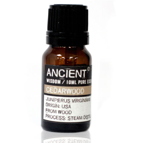 10 ml d'huile essentielle de bois de cèdre de Virginie- Vendu par 1 (1/2)