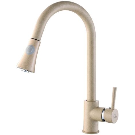 Daru - robinet d'évier sur pied avec bec extractible (1/4)