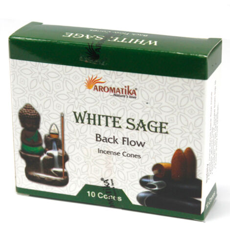 Cônes d'encens à reflux Aromatica - Sauge Blanche- Vendu par 1 (1/3)