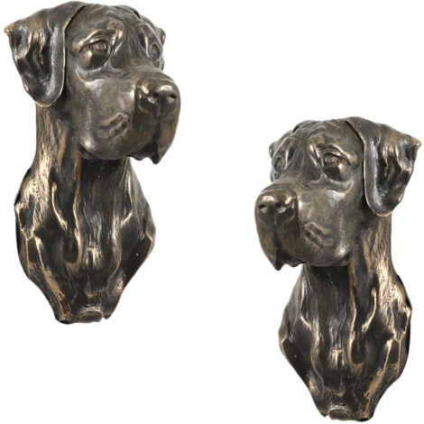 Dogue Allemand II - Statuette de chien, buste suspendu, décoration unique pour les amoureux des chiens par Art-Dog (1/5)