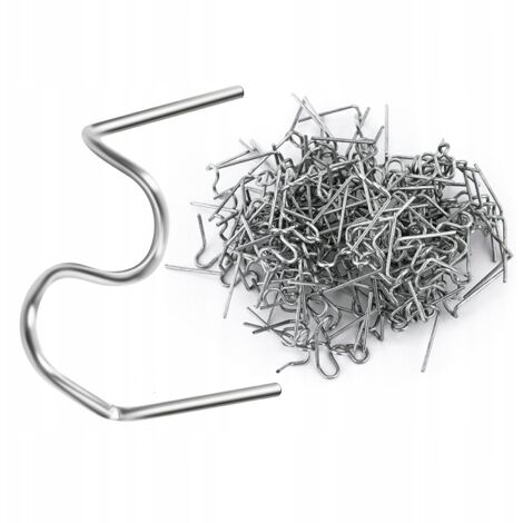 Rosfix Set Agrafes Plastique S 0,8mm – 100 Pièces Haute Résistance Pour Réparation Automobile, Projets DIY, Prototypage Accessoire de Soudure Plastique (1/5)